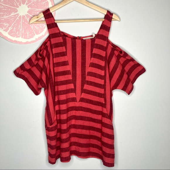 Soft Surroundings Sunset cold shoulder tunic SP - Picture 2 of 9